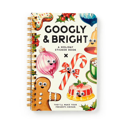Brass Monkey Googly and Bright Holiday Sticker Book