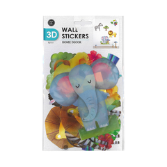 Wild Animals Wall Deco Stickers Pack of 6