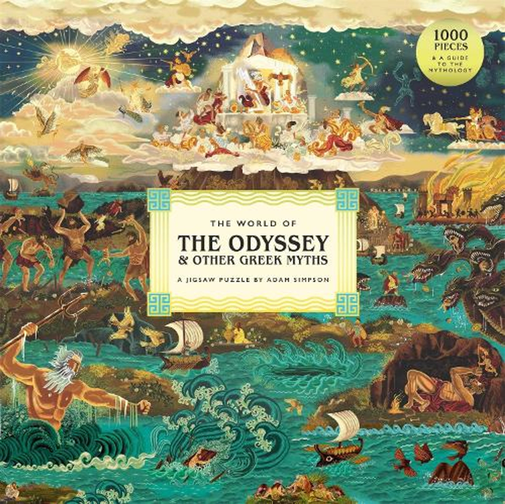 World of the Odyssey and Other Greek Myths 1000 Piece Puzzle