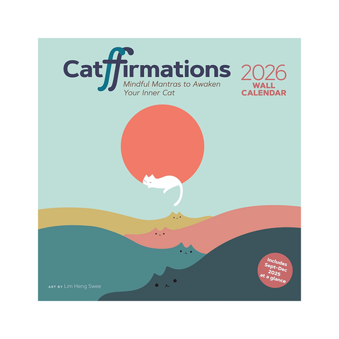 2026 Wall Calendar Catffirmations
