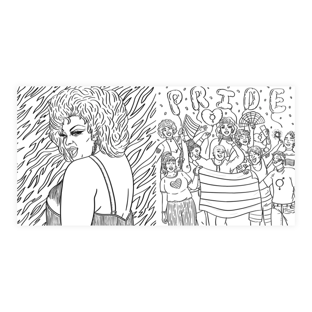 Pride Colouring Book