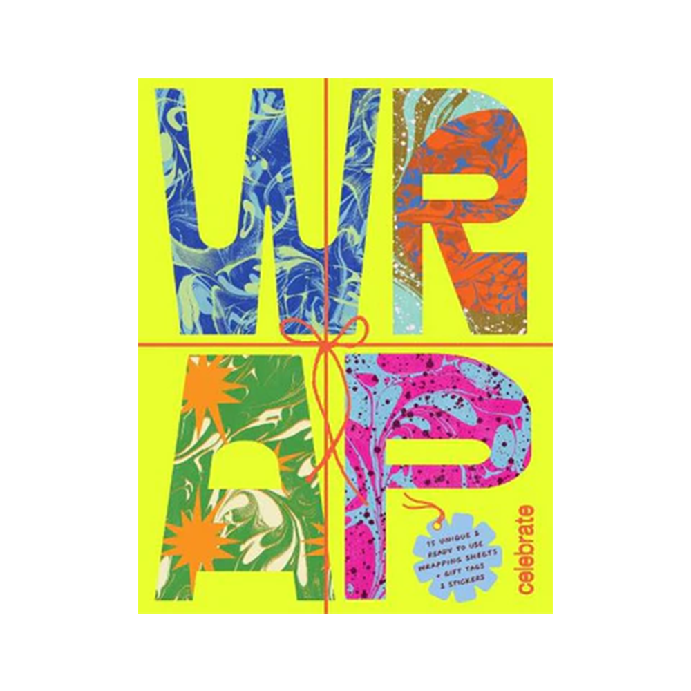 Wrap Celebrate Book of 15 Wrapping Sheets Gift Tags & Sticker