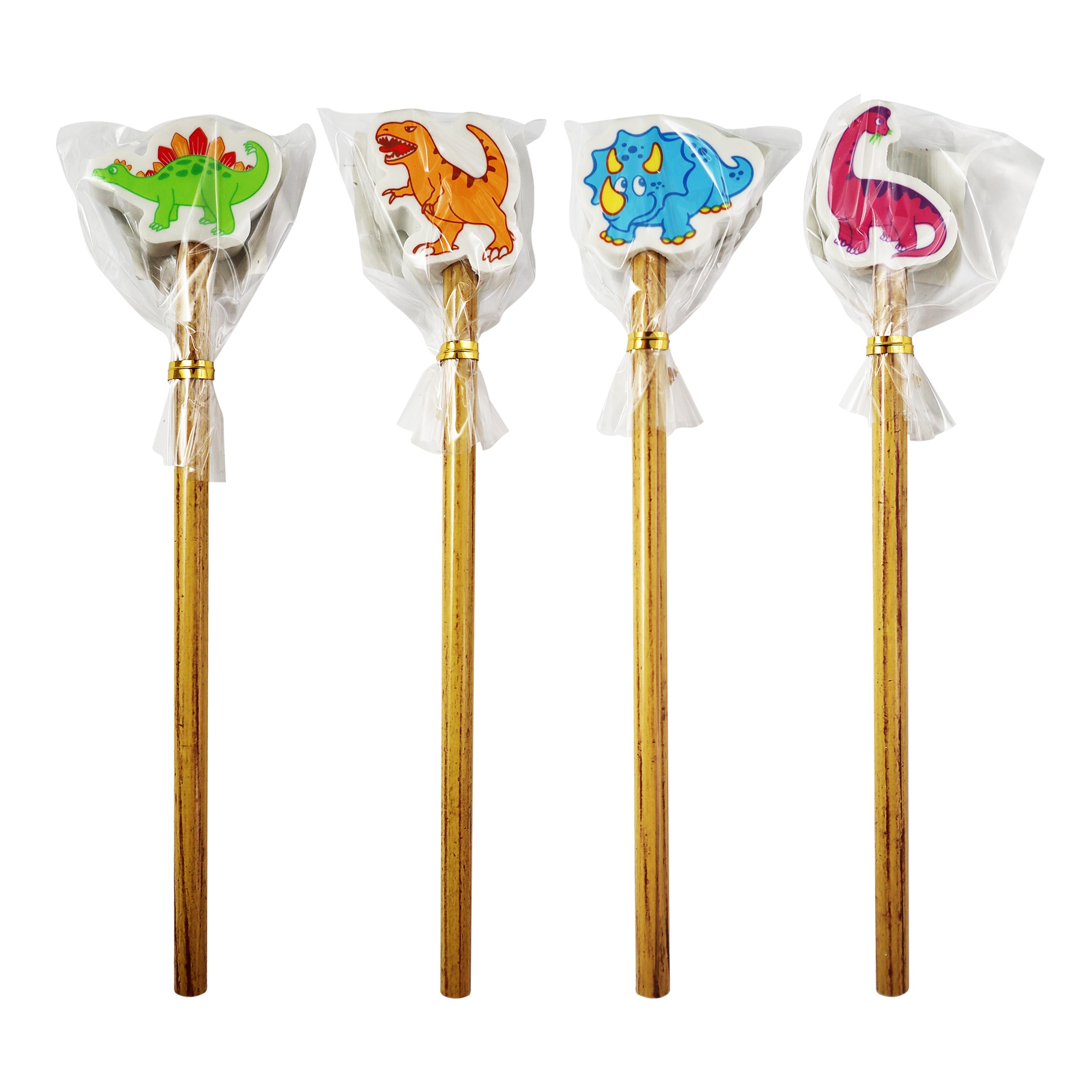 Dinosaur Pencil with Eraser Assorted