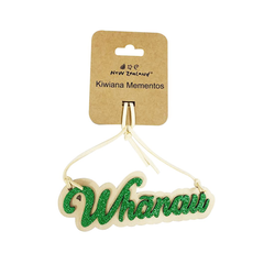 Kiwiana  Decoration Glitter Whānau