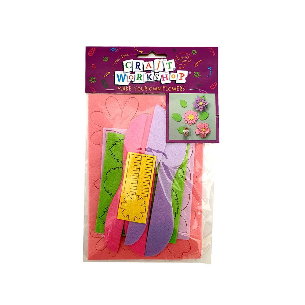 Make Your Own Felt Flowers Kit