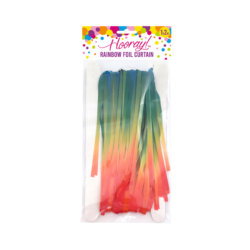 Foil Curtain Rainbow 2 Meters