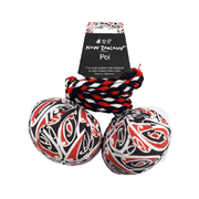 Poi Set of Two Red