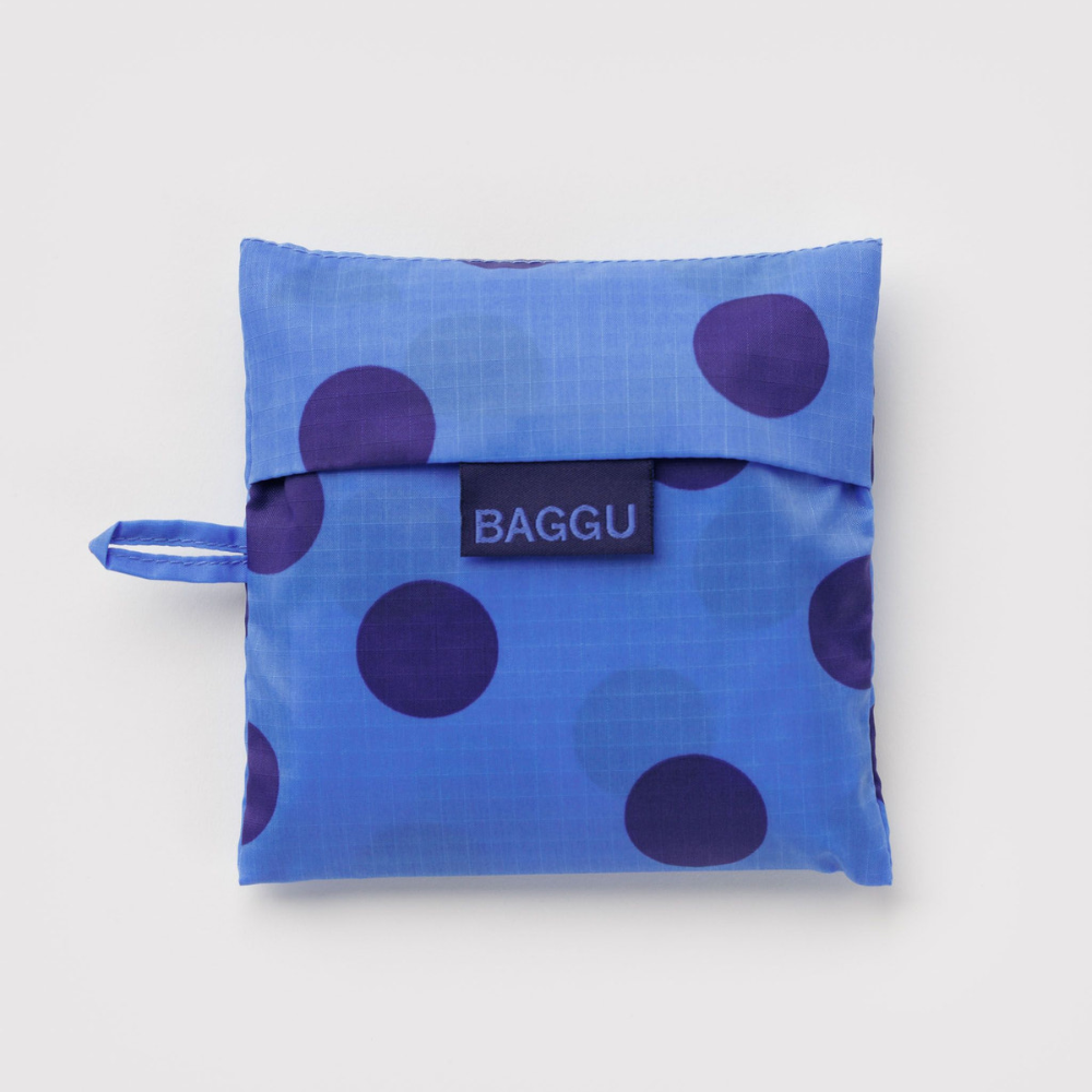 Baggu Standard Reusable Bag Blue Polka Dot