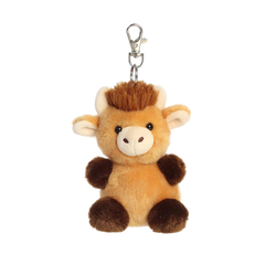 Palm Pals Clip Charm Hubert Highland Cow