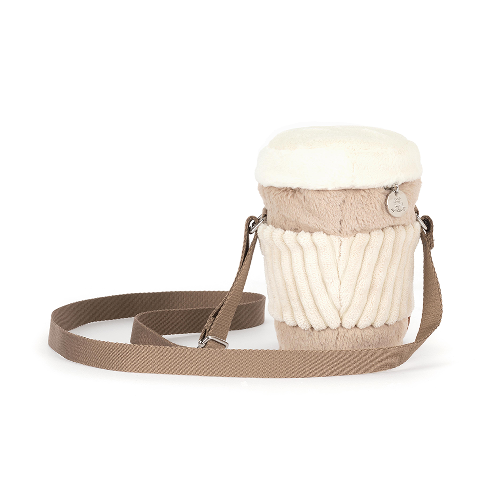 Jellycat Amuseable Perkle Coffee-To-Go-Bag Sholder Bag Thick Strap