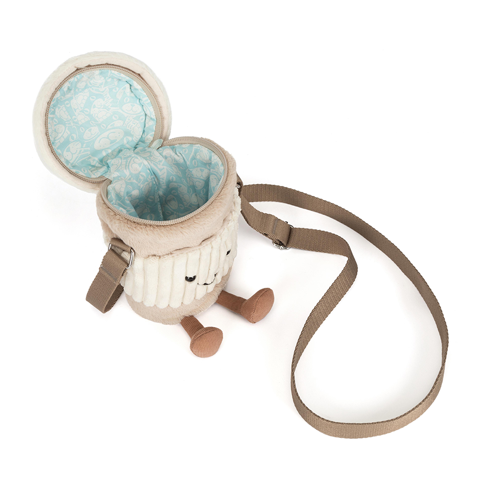 Jellycat Amuseable Perkle Coffee-To-Go-Bag Sholder Bag Thick Strap