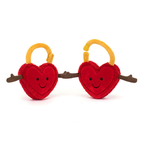 Jellycat Amuseable Heart Love Locks