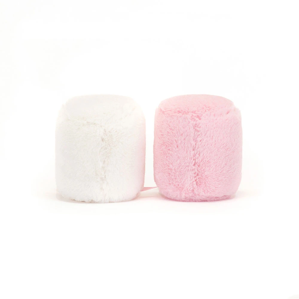 Cute marshmallow plush toys.