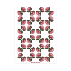 Ali Davies Tea Towel Pohutukawa