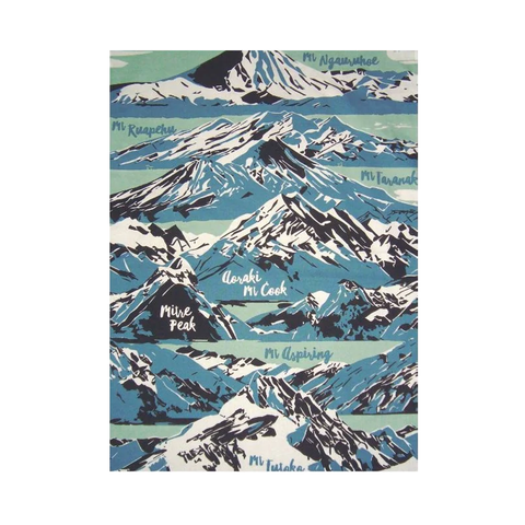 Ali Davies Tea Towel Mountains