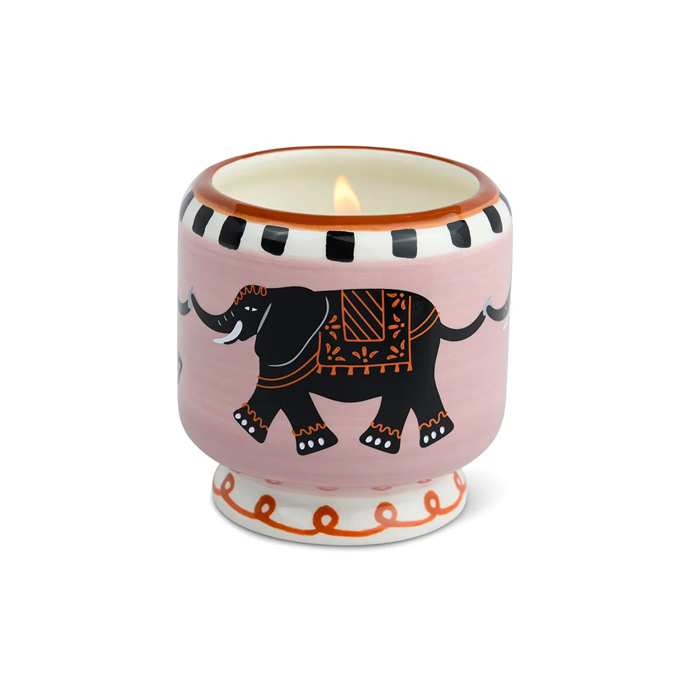 Paddywax Adopo Elephant Ceramic Candle Tobacco Vanilla 226g