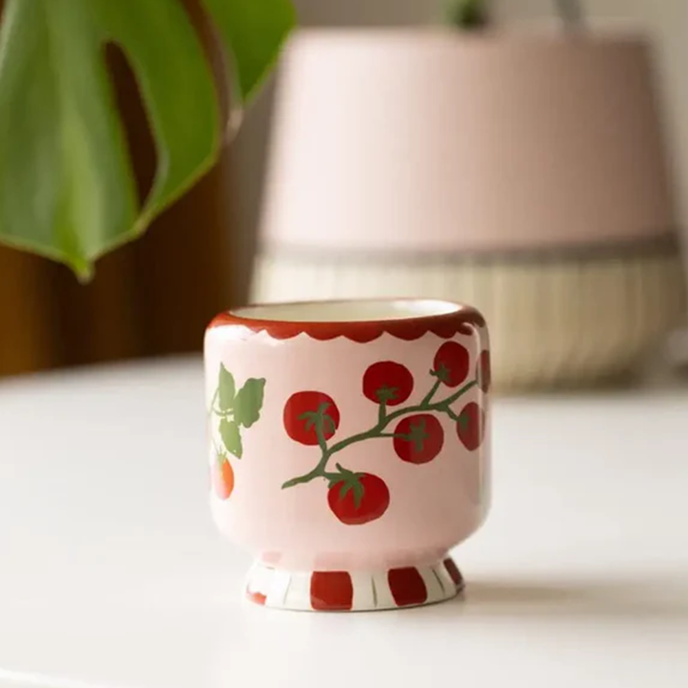 Paddywax Adopo Flower Ceramic Candle Tomato Vine 226g