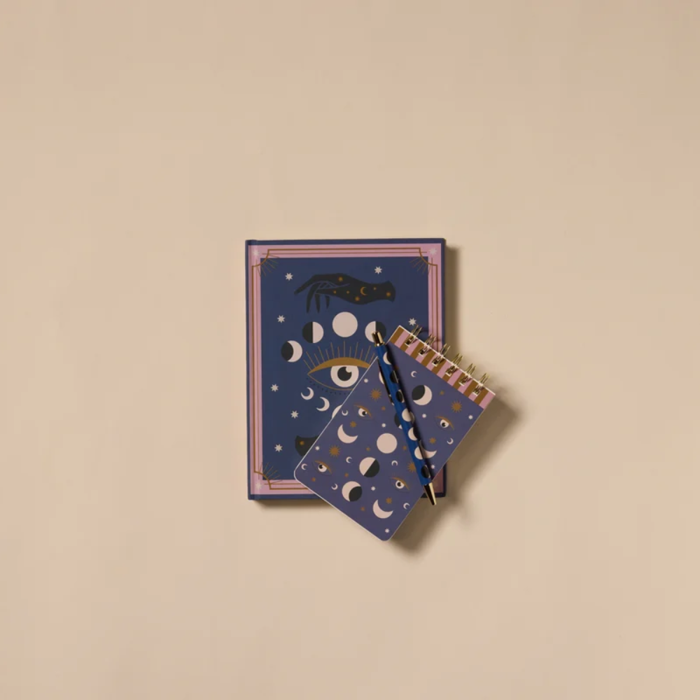 Designworks Ink Twin Wire Notepad Moon Phases