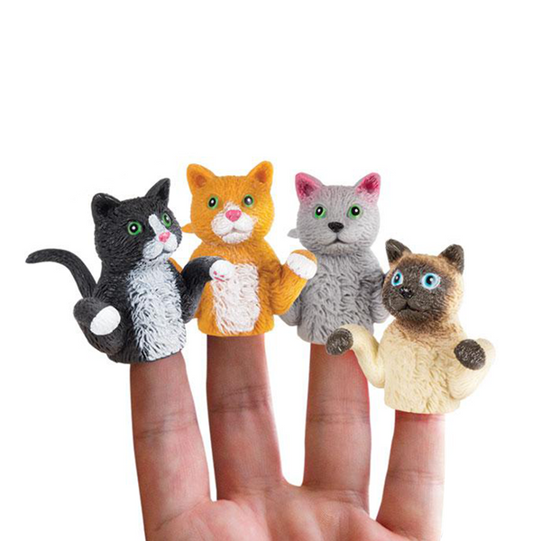 Archie McPhee Cat Finger Puppet Assorted