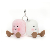 Jellycat Amuseables Pair of Marshmallows Bag Charm