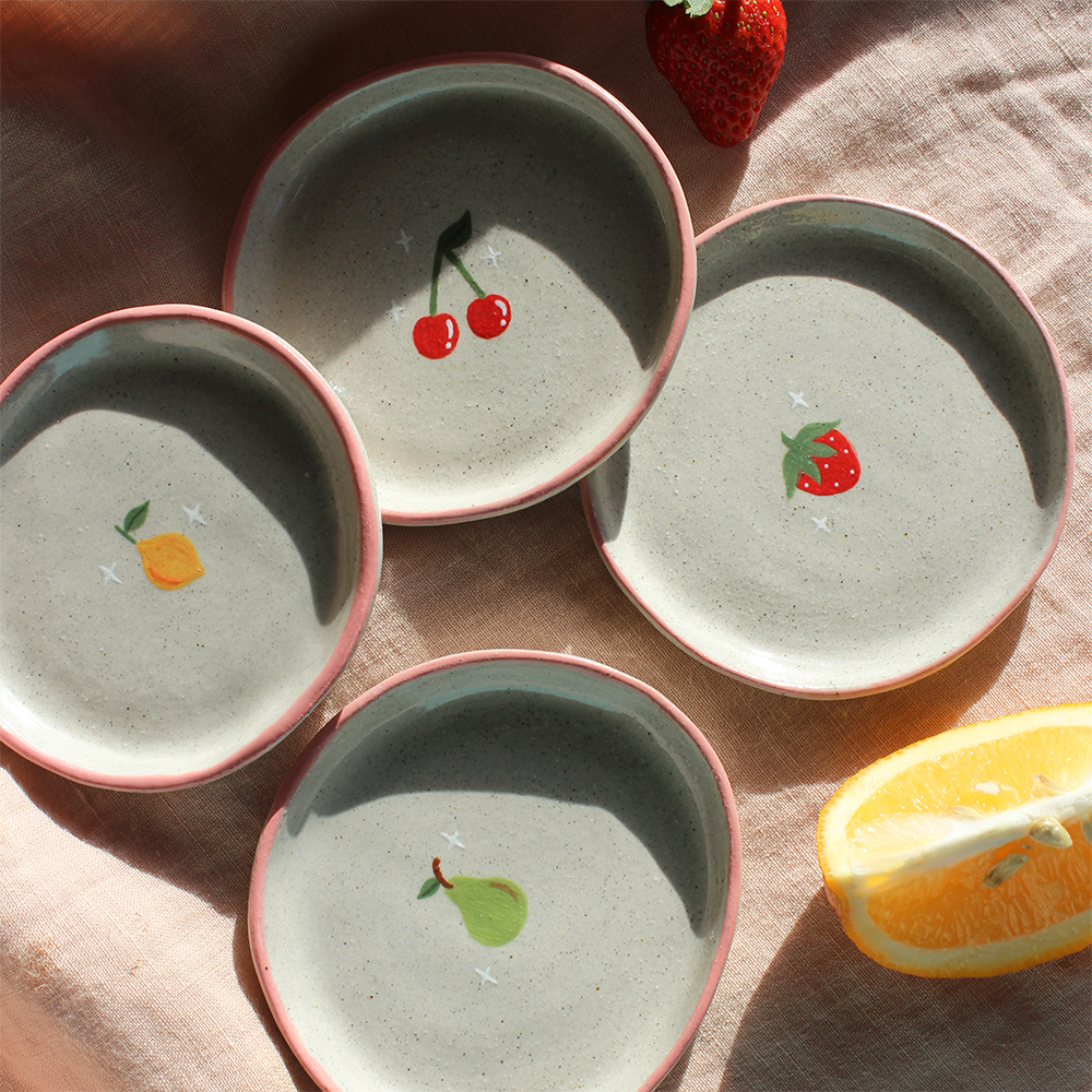 Alura Designs Fruit Trinket Dish Medium Assorted