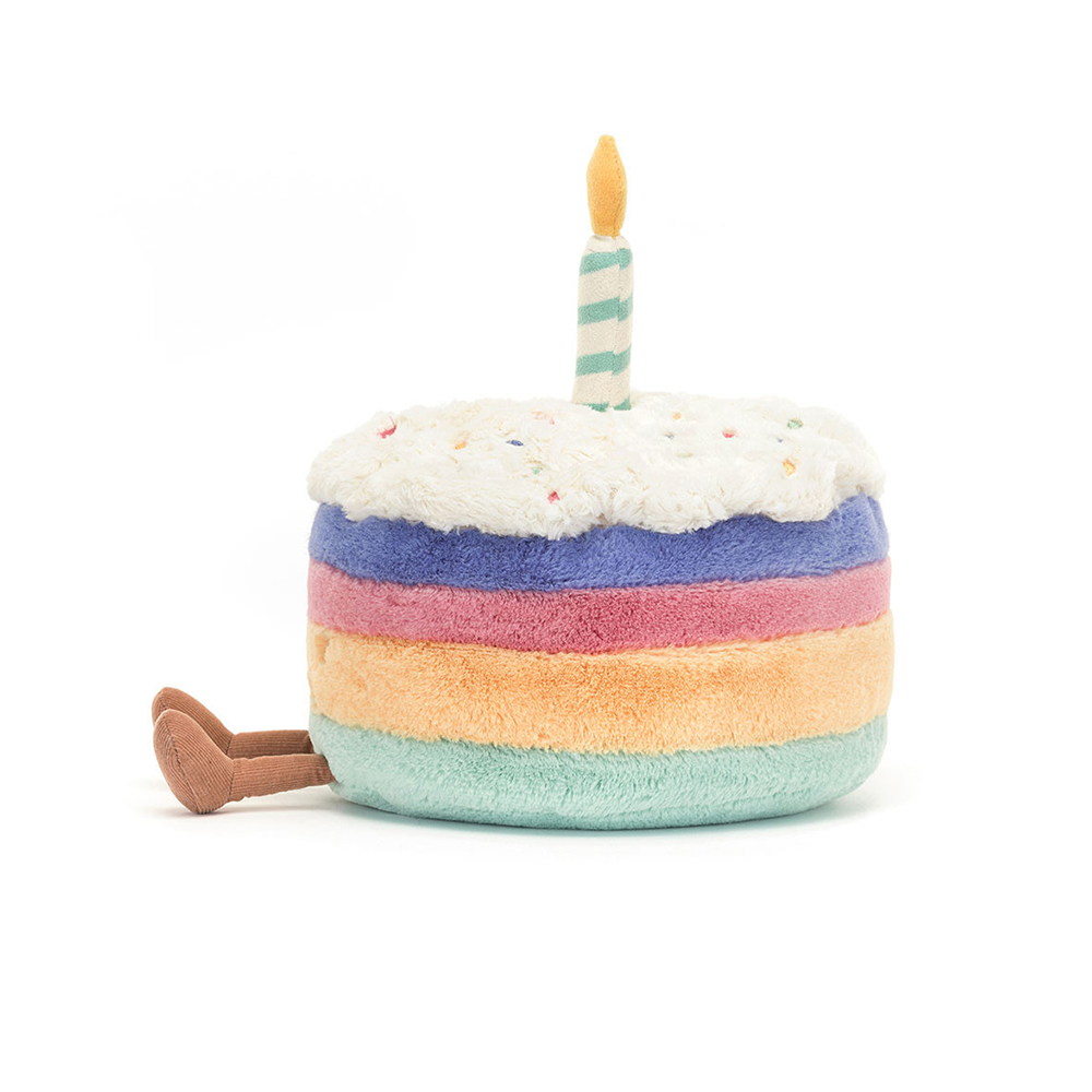 Jellycat Amuseables Rainbow Birthday Cake