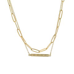 Little Taonga Double Chain Necklace Aroha