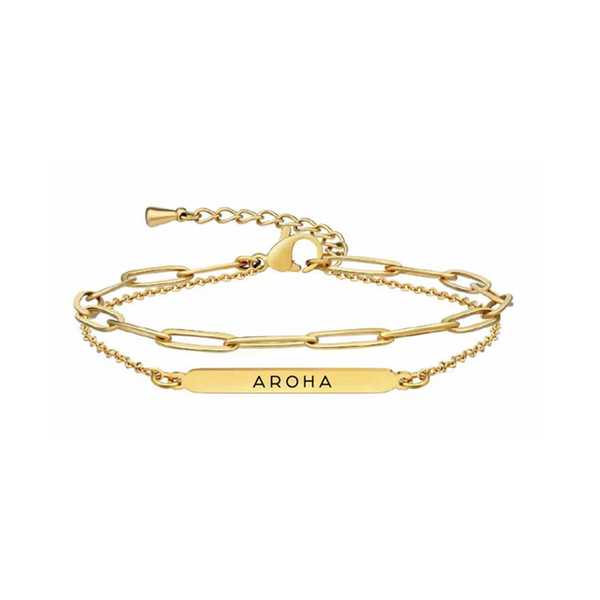 Little Taonga Double Chain Bracelet Aroha