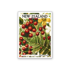 Art Magnet Bullers NZ Flowers Berry and Fern