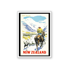 Art Magnet Vintage Tourism Sheep Muster