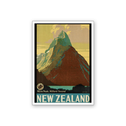 Art Magnet Mitre Peak Milford Sounds New Zealand