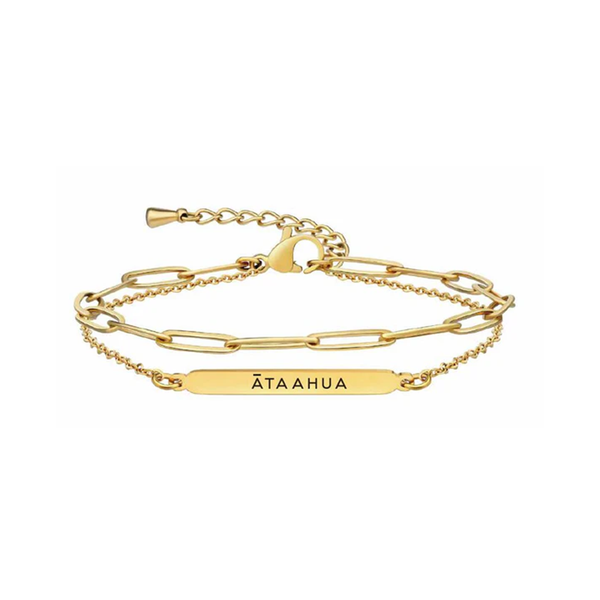 Little Taonga Double Chain Bracelet Ātaahua