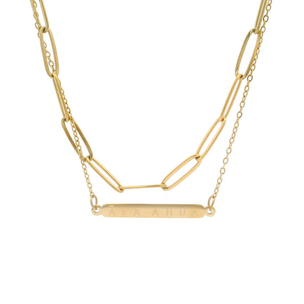 Little Taonga Double Chain Necklace Ātaahua