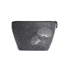 Felt Cosmetic Bag Pōhutukawa Grey