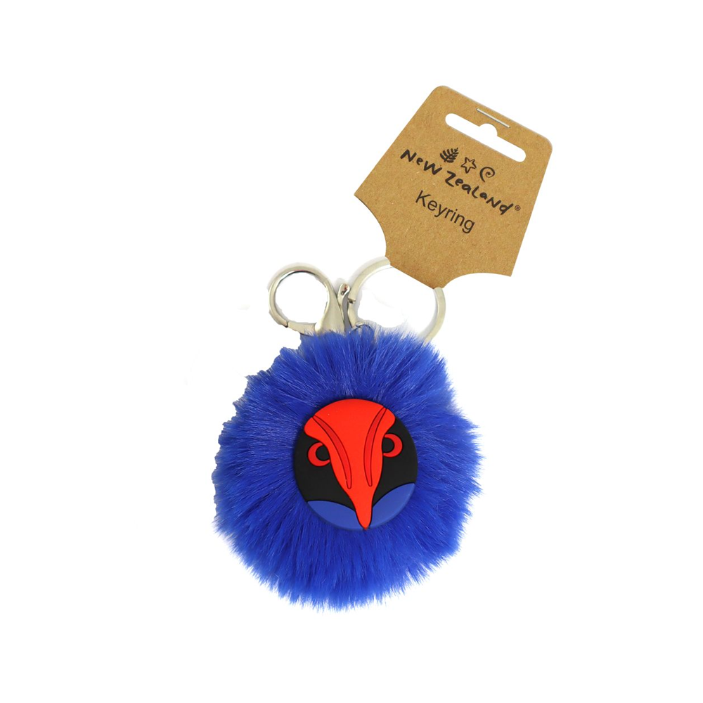 Keyring Pom Pom Pūkeko – Iko Iko