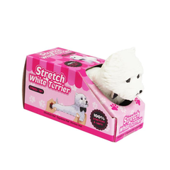 White Terrier Stretch Toy