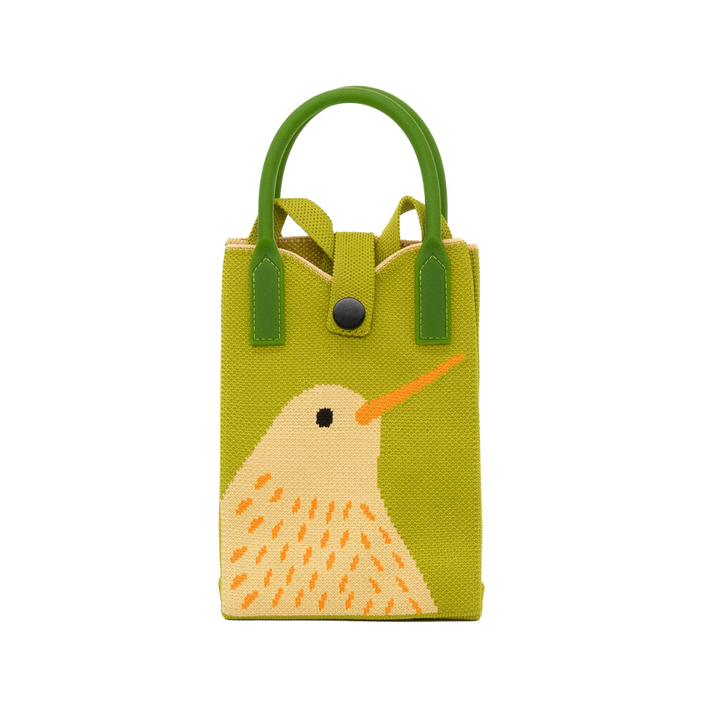 100% NZ Mini Cross Body Bag  Kiwi Green