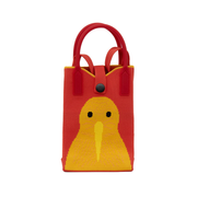 100% NZ Mini Cross Body Bag Kiwi Orange