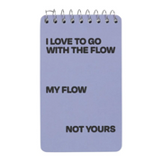 Blue Q Spiral Notepad Go With The Flow