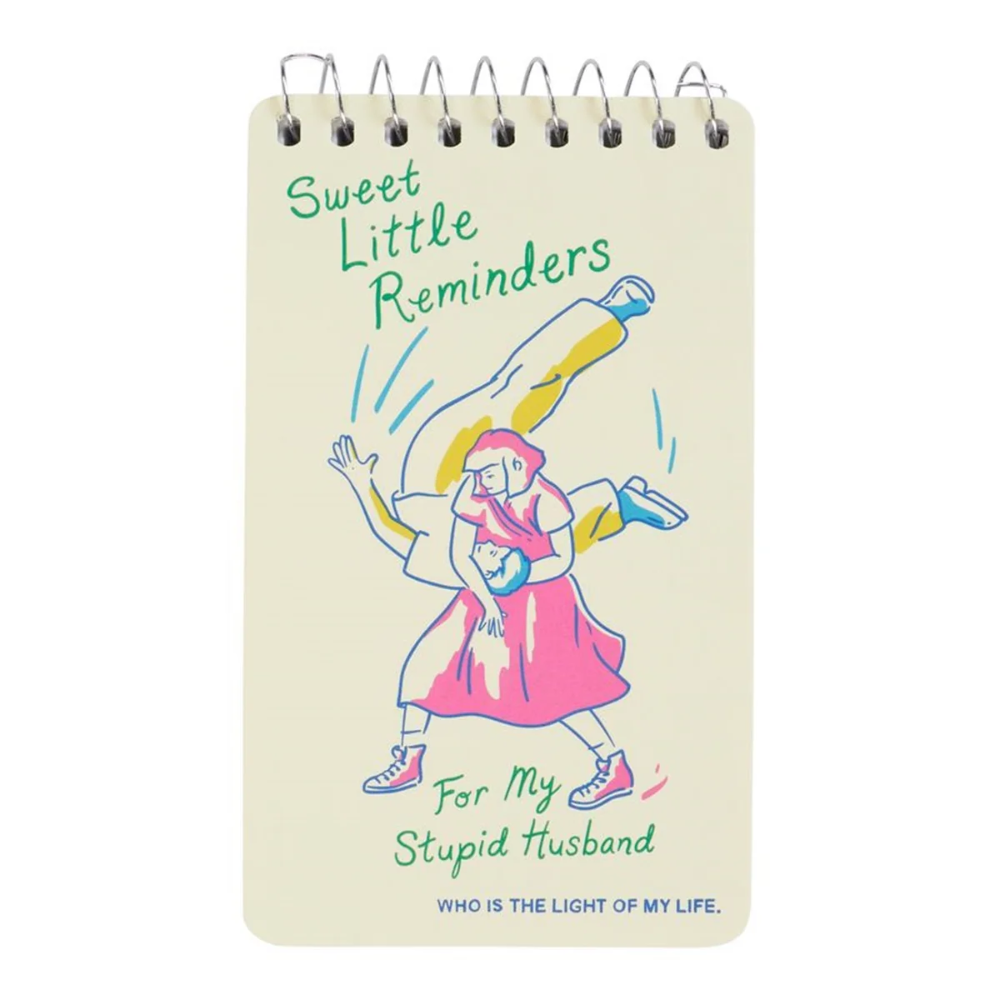 Blue Q Spiral Notepad Sweet Reminders