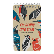 Blue Q Spiral Notepad  Really into Birds