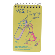 Blue Q Spiral Notepad Keeping Score