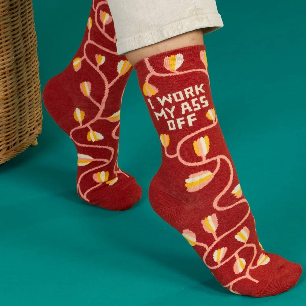 Blue Q Women's Socks Work My Ass Off