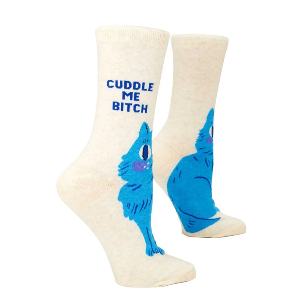 Blue Q Women's Socks  Cuddle Me Bitch