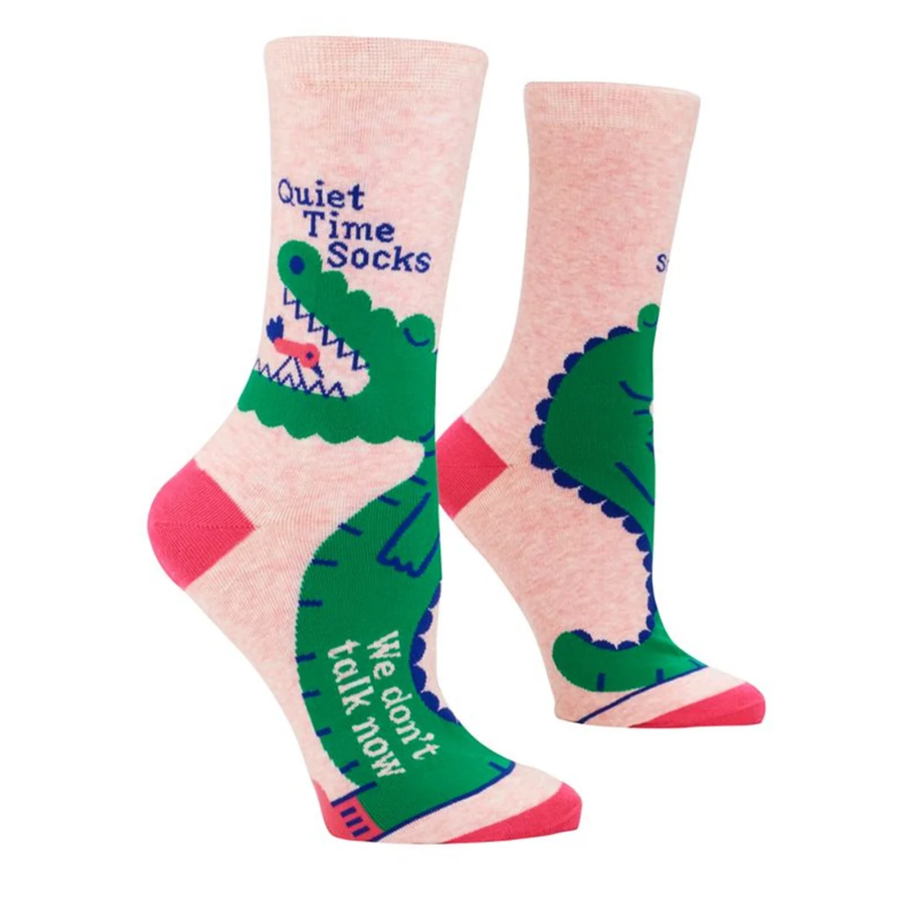 Blue Q Women's Socks Quiet Time