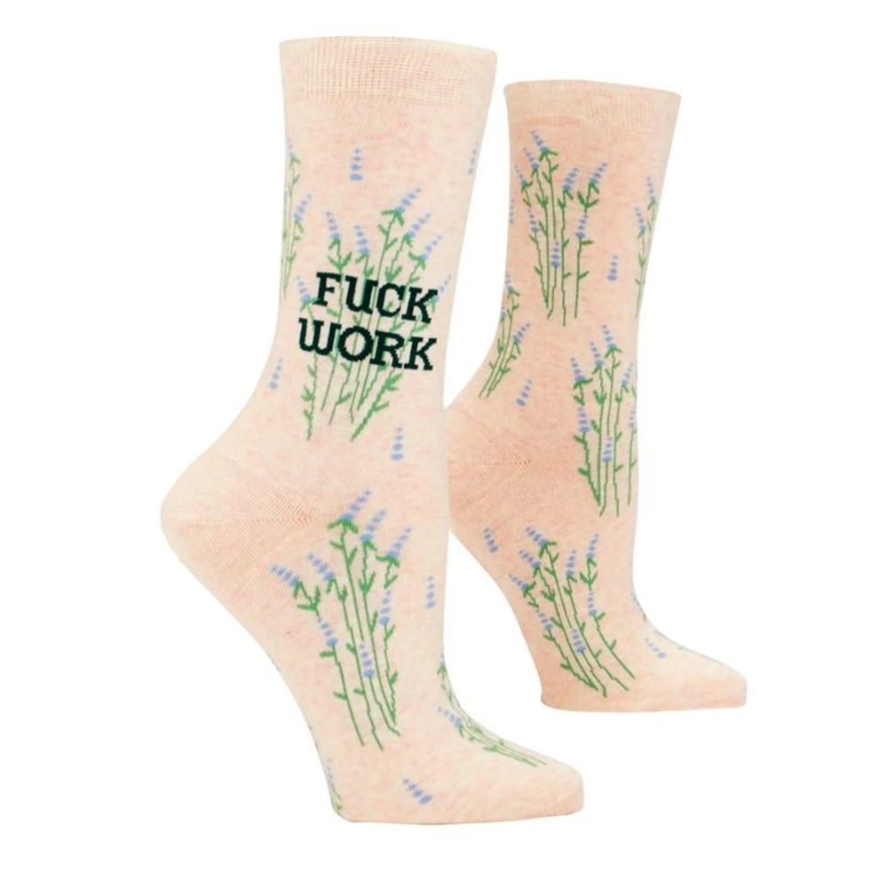Blue Q Women's Socks F*ck Work
