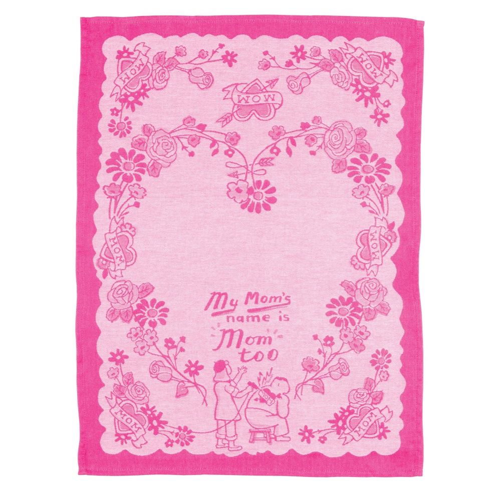Blue Q Tea Towel  Mom's Name is Mom Too