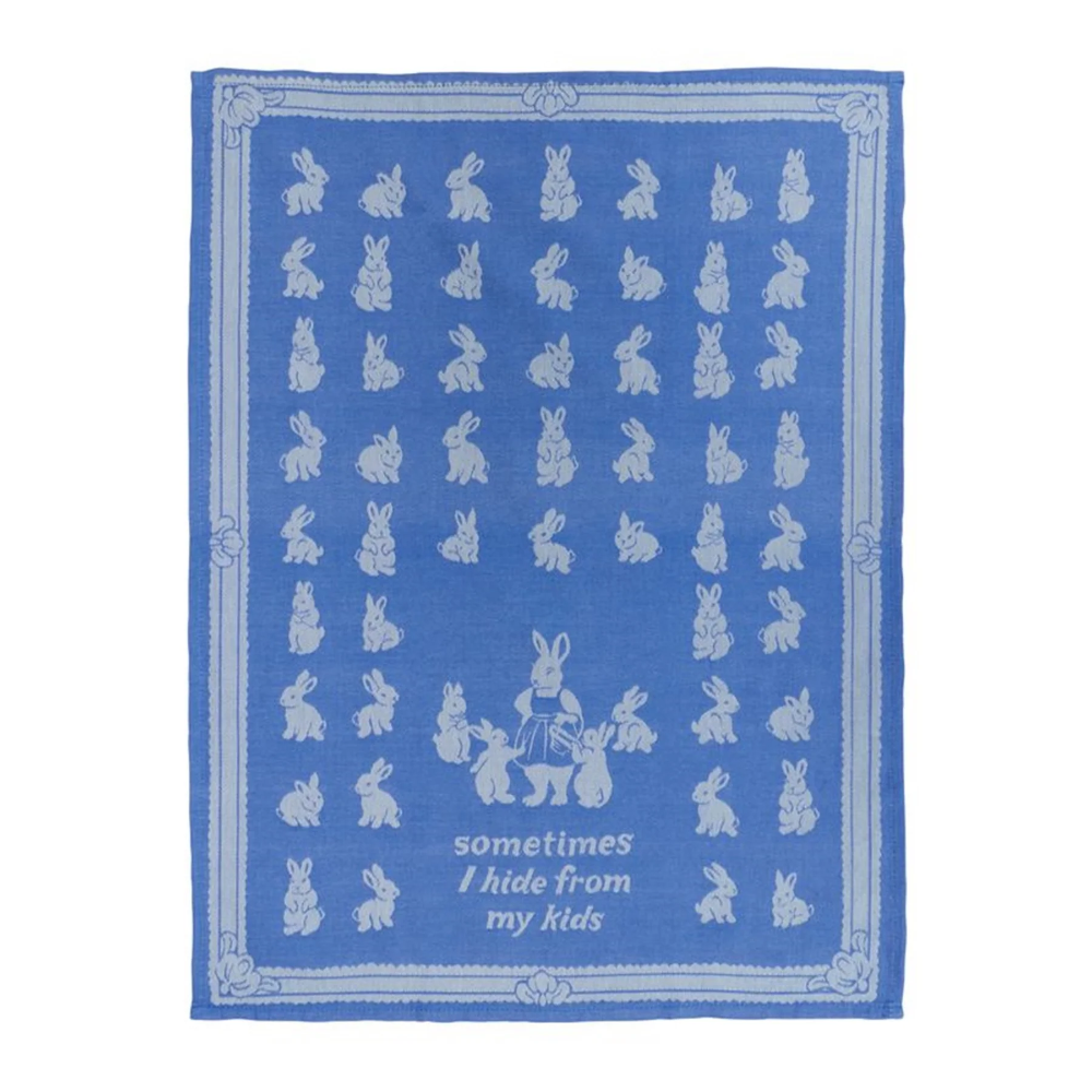 Blue Q Tea Towel  Hide from my Kids
