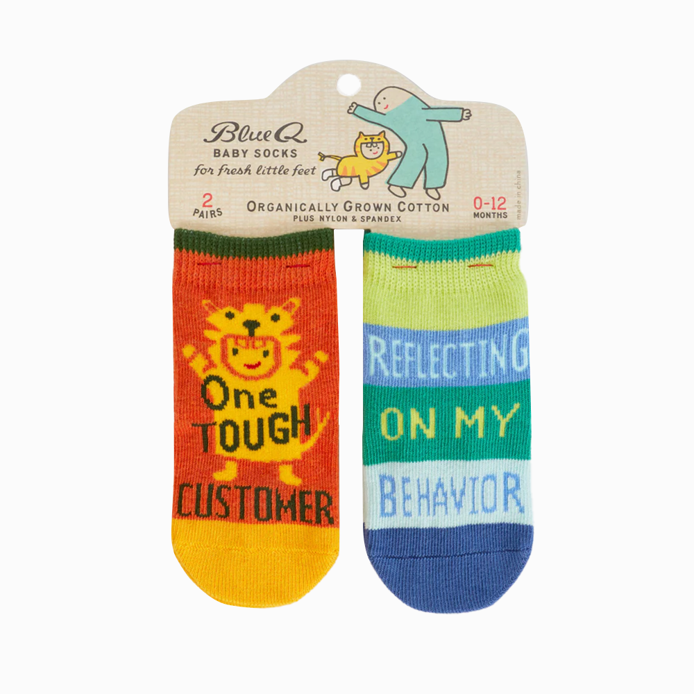 Blue Q Baby Socks Customer and Behavior