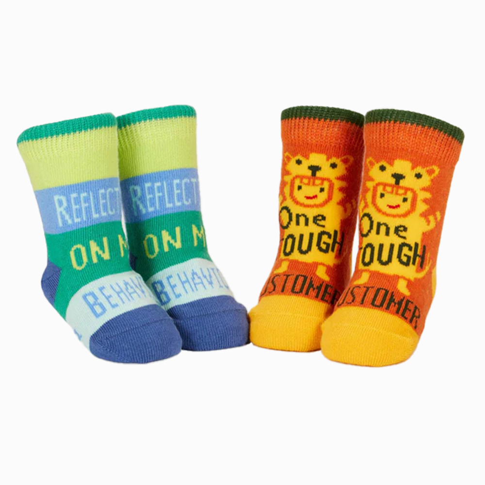 Blue Q Baby Socks Customer and Behavior